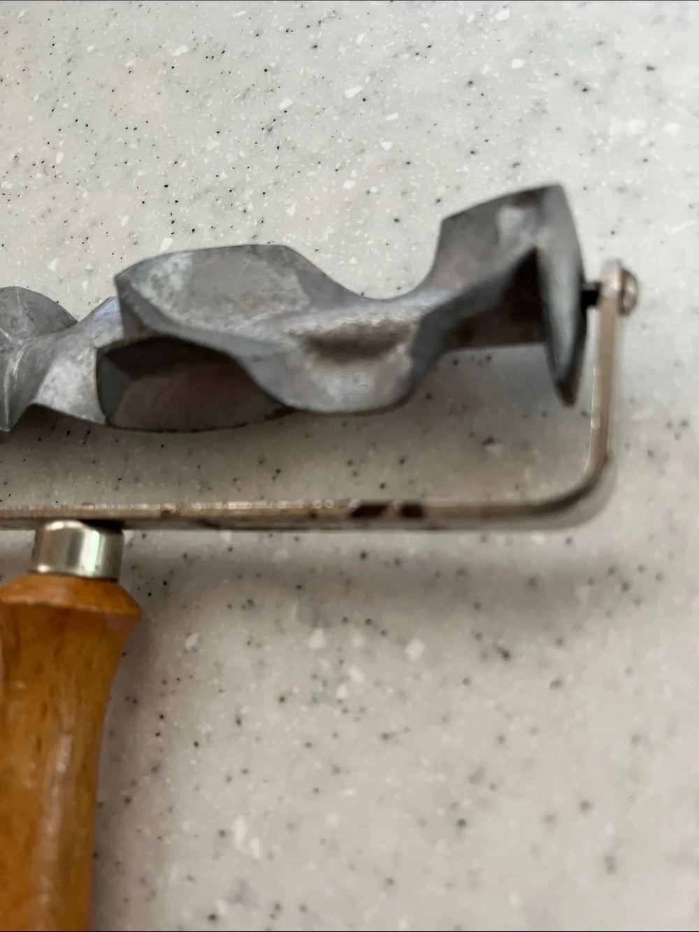 Vtg Model 1 Germany Cookie Roller AURO Metal & Wood Pastry Kitchen Tool